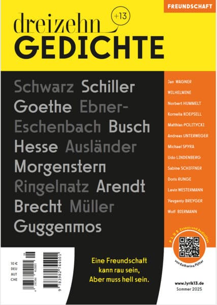 dreizehn +13 Gedichte
