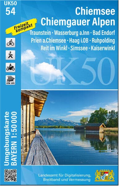 Chiemsee - Chiemgauer Alpen 1 : 50 000 (UK50-54)