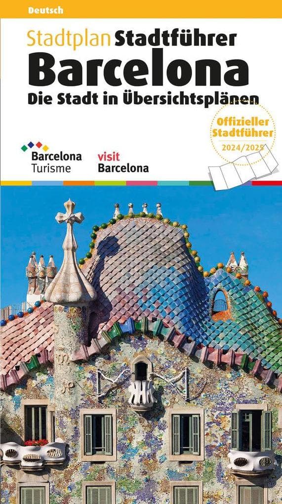 Stadtplan Stadtführer Barcelona 2024 / 2025