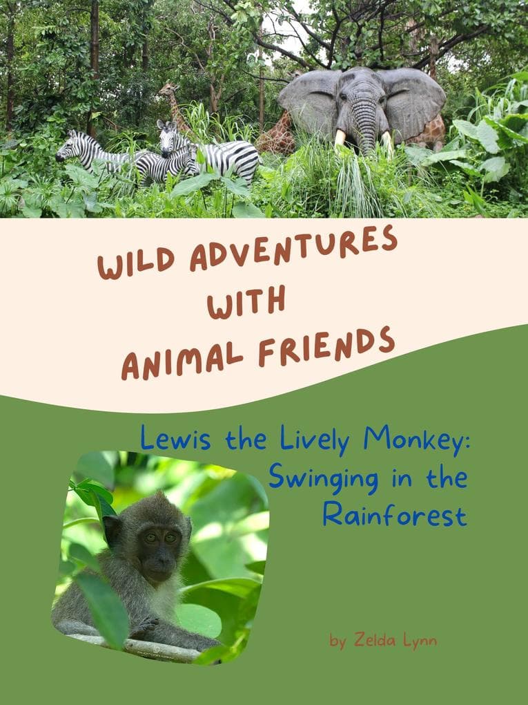 Lewis the Lively Monkey: Swinging in the Rainforest (Wild Adventures with Animal Friends, #3)