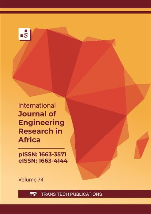 International Journal of Engineering Research in Africa Vol. 74