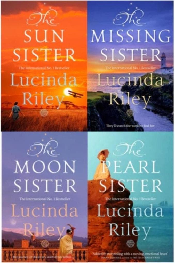 The Seven Sisters Series 4 Books Collection Set (The Pearl Sisters, The Moon Sister, The Sun Sister, The Missing Sister)