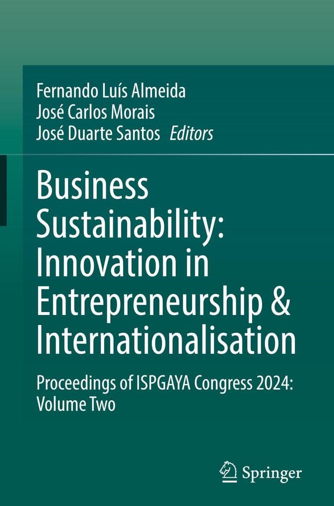 Business Sustainability: Innovation in Entrepreneurship & Internationalisation