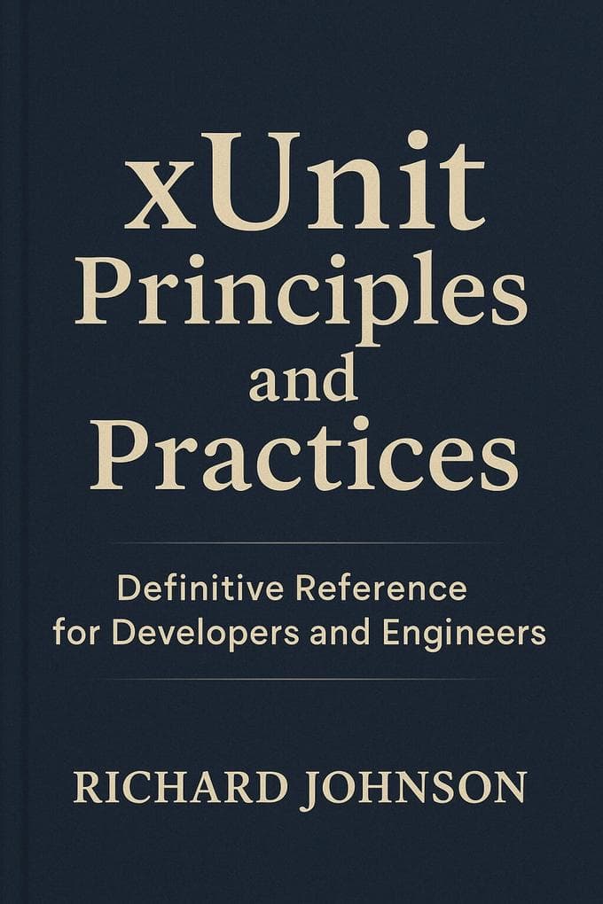 xUnit Principles and Practices
