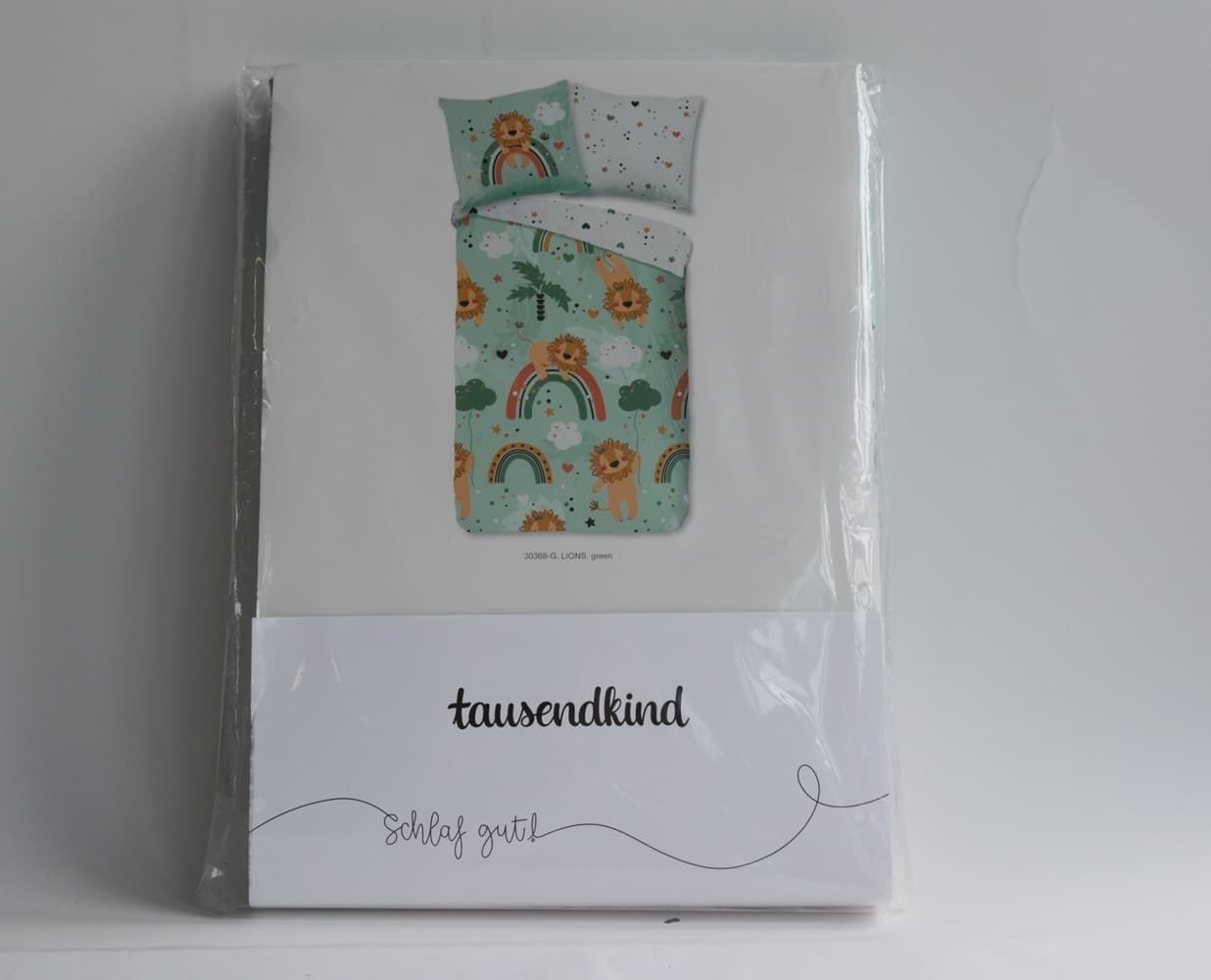 Bettwäsche LÖWE (80x80/135x200) in bunt