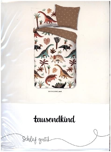 Wendebettwäsche DINO (135x200)