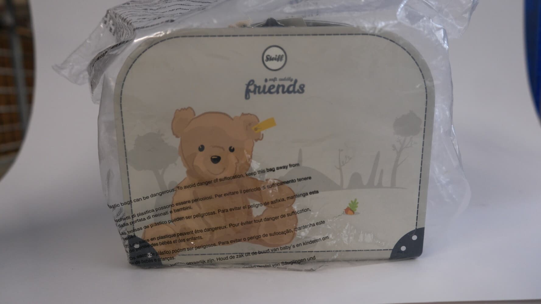 Teddybär JIMMY (25cm) im Koffer