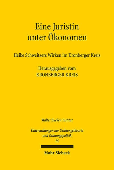 Eine Juristin unter Ökonomen