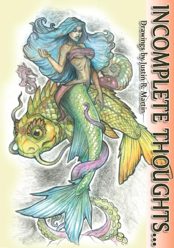 Incomplete Thoughts - Original Art and Poses (Pose Reference Book Series, #14)