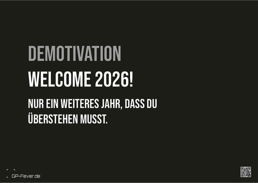 DEMOTIVATION 2026 - dein demotivierender Begleiter - Kalender DIN A3