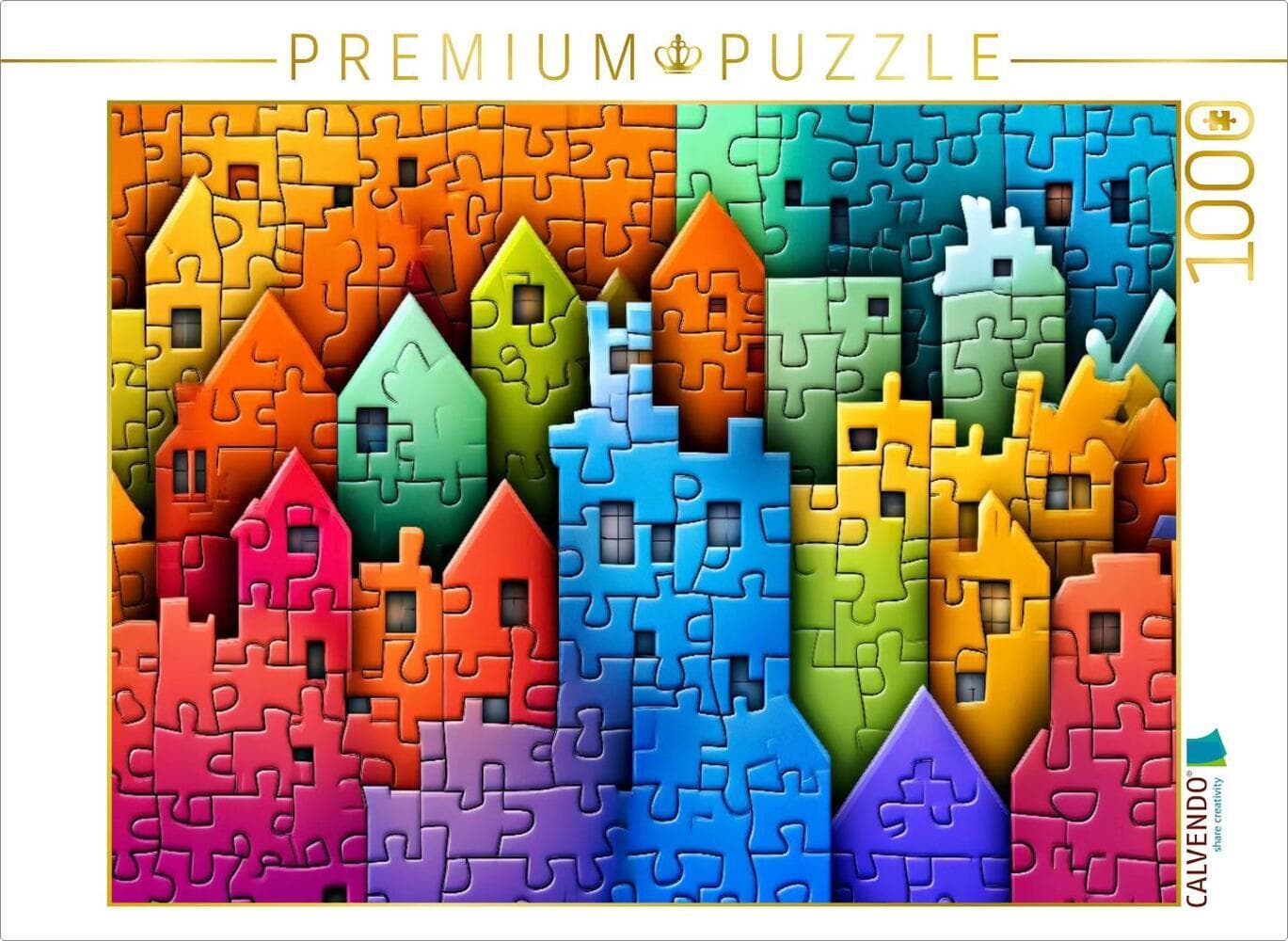 CALVENDO Puzzle Stadt | 1000 Teile Lege-Größe 64x48cm Foto-Puzzle für glückliche Stunden