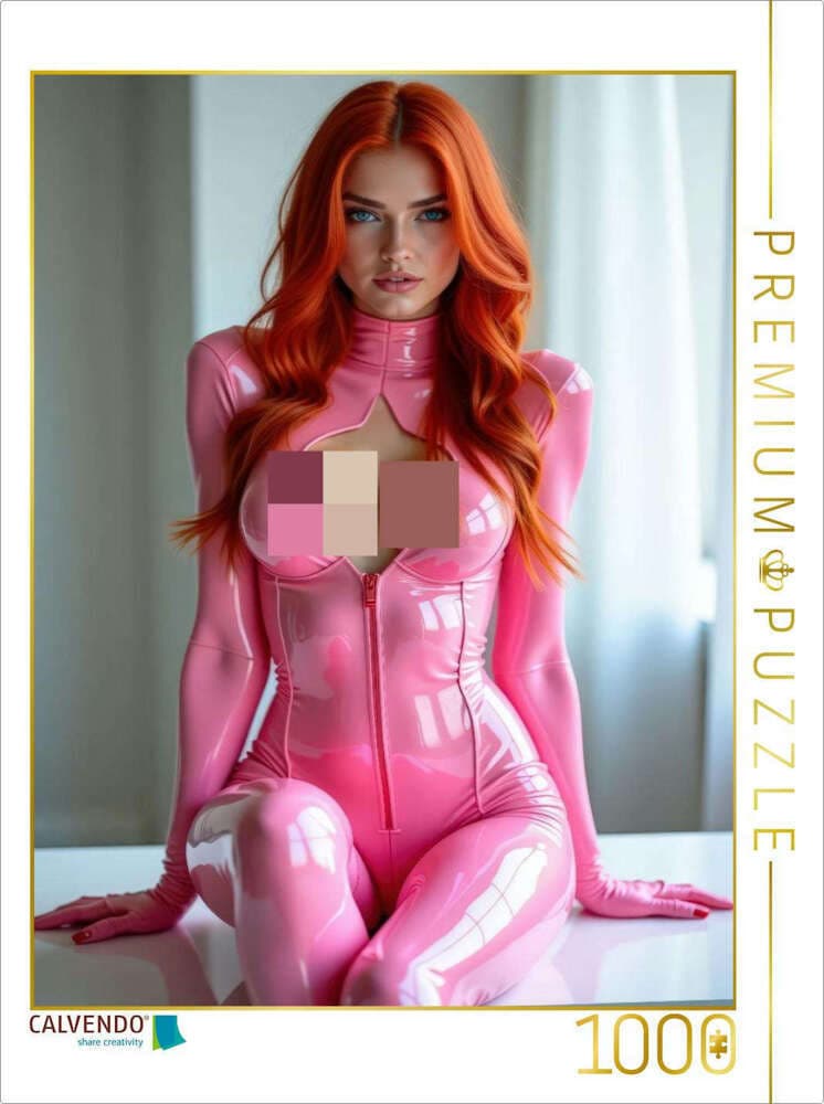 CALVENDO Puzzle Verlockende Silhouette | 1000 Teile Lege-Größe 64x48cm Foto-Puzzle für glückliche St