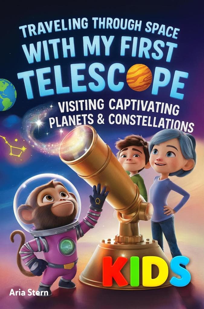 Traveling Through Space With My First Telescope: Exploring Captivating Planets & Constellations (A Fun Astronomy Book for Kids to Learn Everything About Our Solar System)