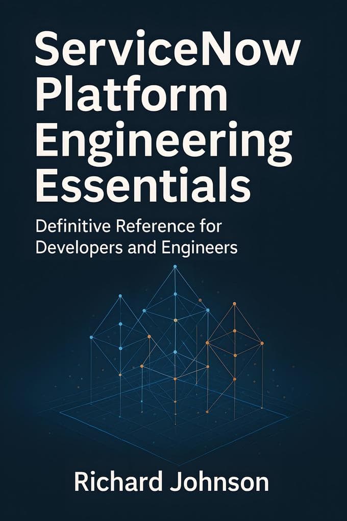 ServiceNow Platform Engineering Essentials