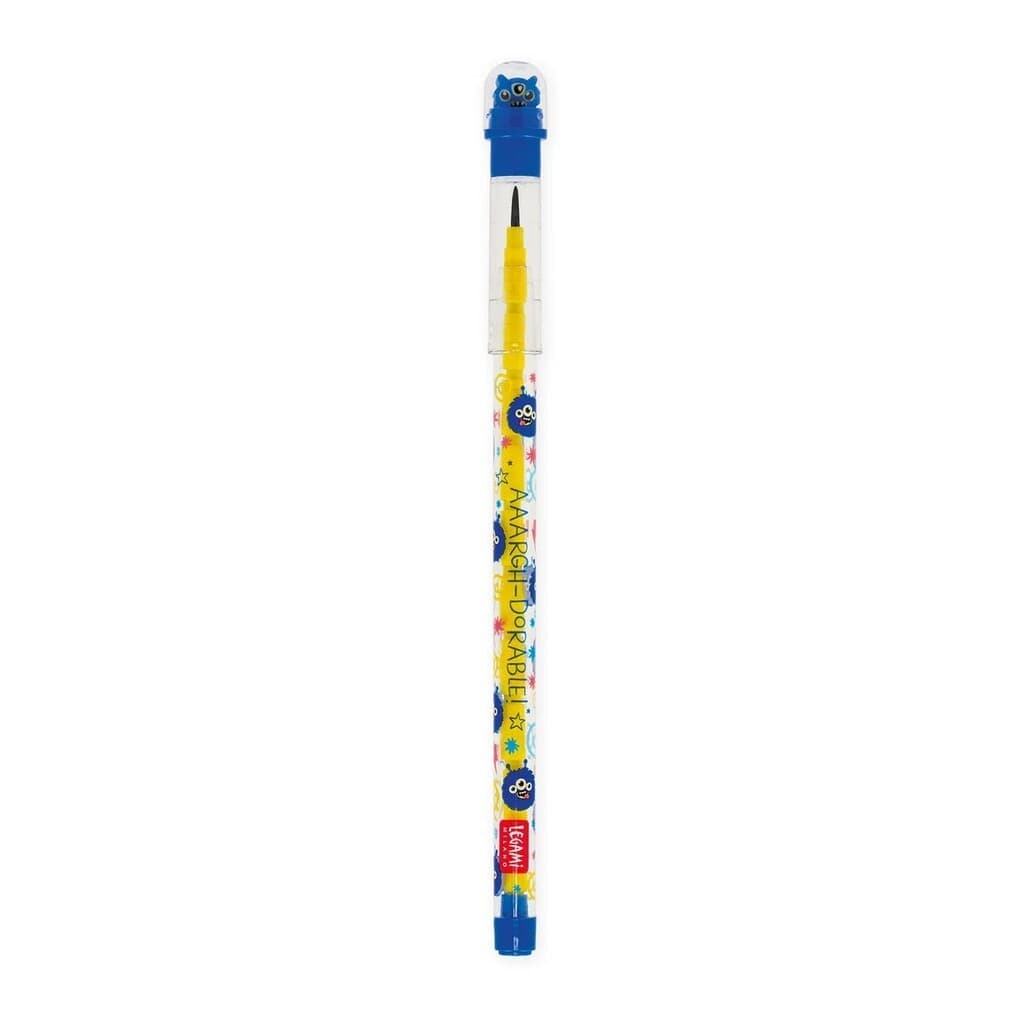 Legami Stapelbarer Bleistift mit Radiergummi - Take a Tip - Monster