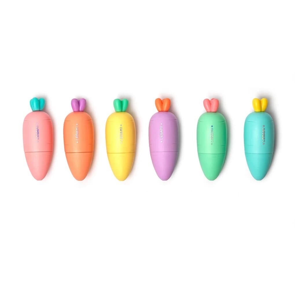 Legami Mini Textmarker Carrate Team 6er Set