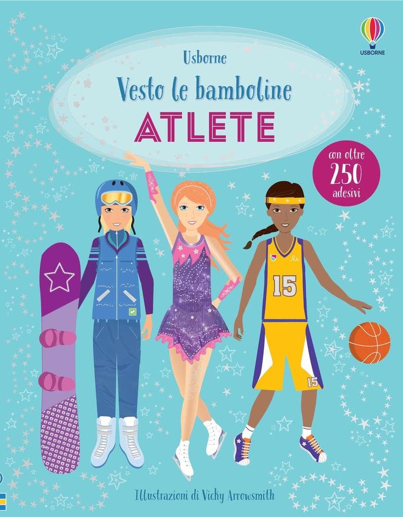 Atlete. Con adesivi