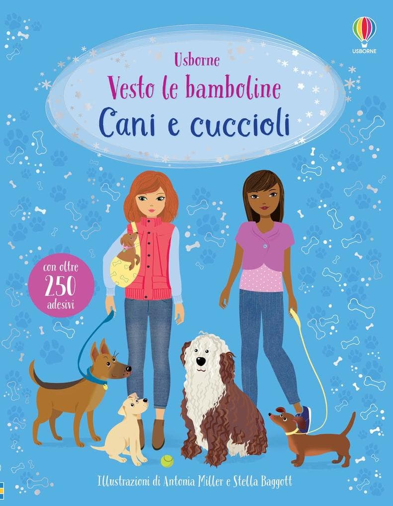 Cani e cuccioli. Con adesivi