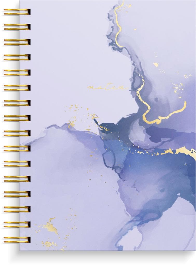Burde Notizbuch A5 Marble: Spiral-Notizbuch