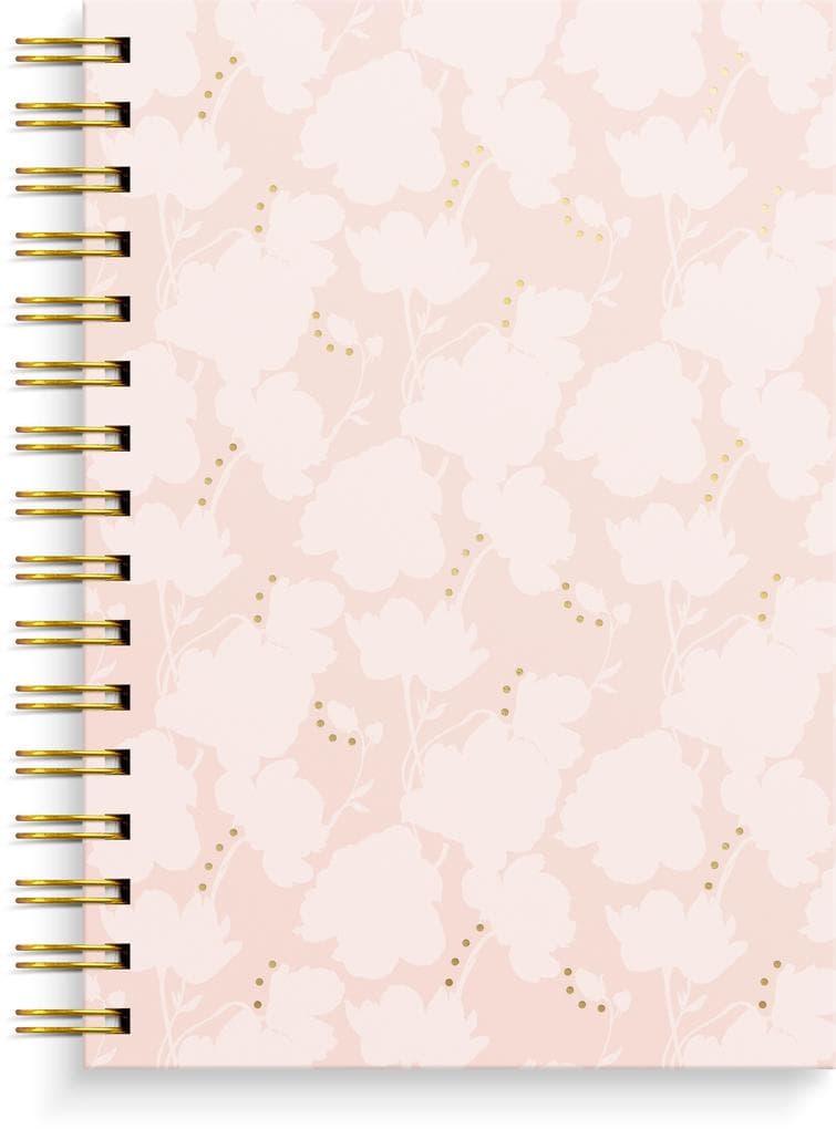 Burde Notizbuch A5 Flower: Spiral-Notizbuch
