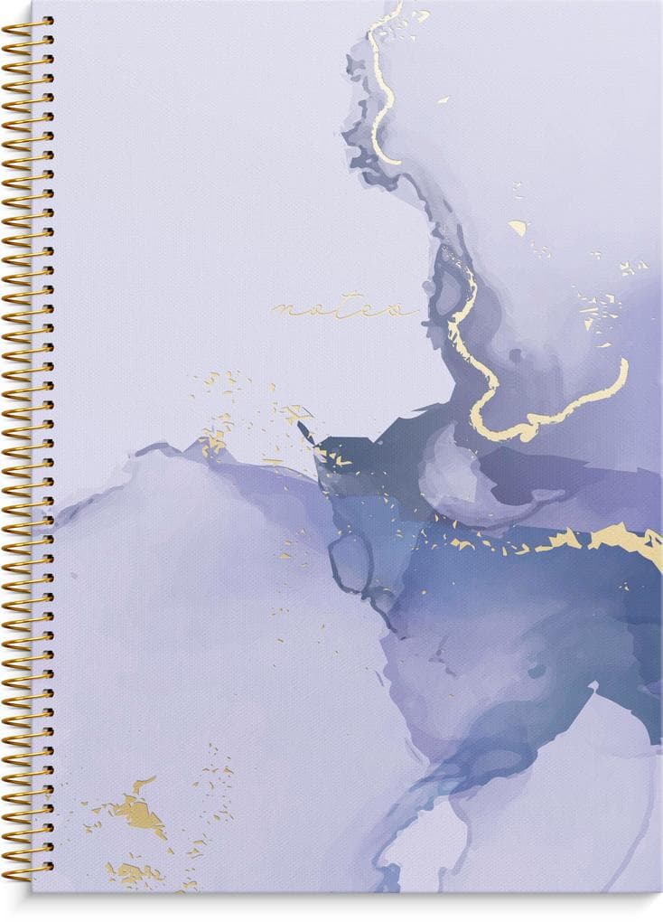 Burde Notizbuch A4 Marble: Spiral-Notizbuch