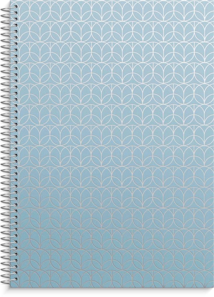 Burde Notizbuch A4 Circles: Spiral-Notizbuch