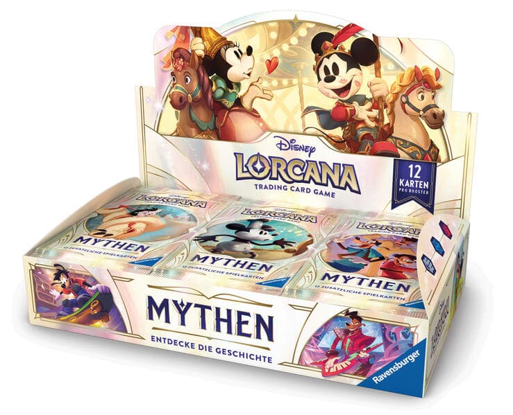 Disney Lorcana TCG: Mythen - Booster Display mit 24 Booster Packs (Deutsch)