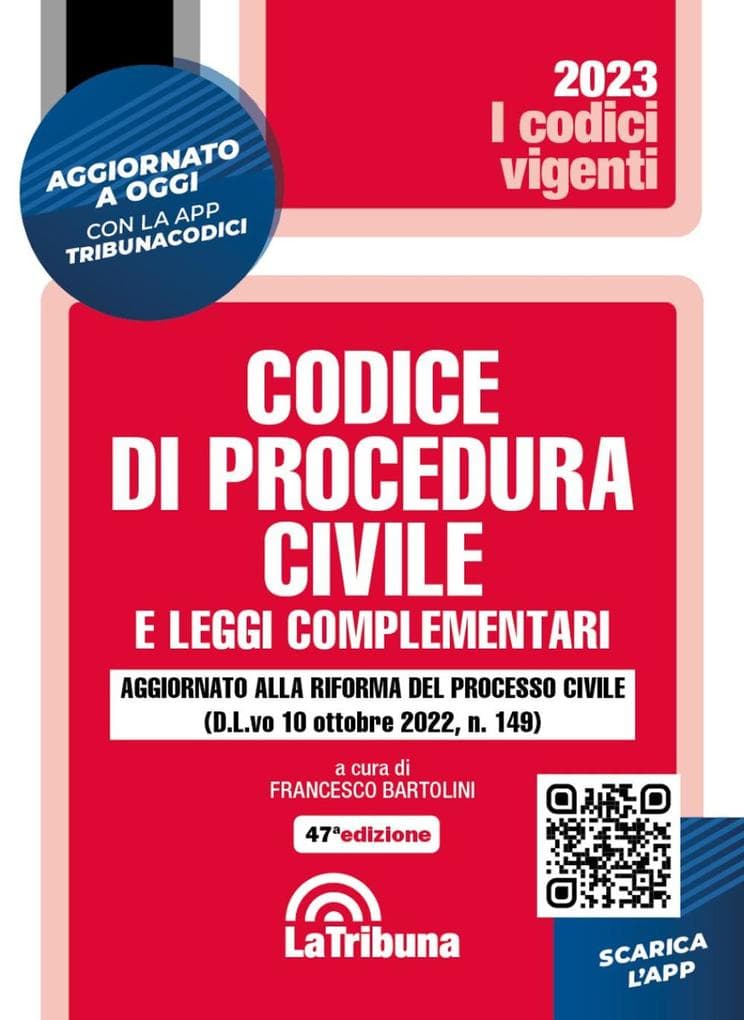 Il Codice di procedura civile e le leggi complementari