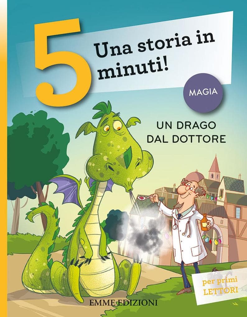 Un drago dal dottore. Stampatello maiuscolo