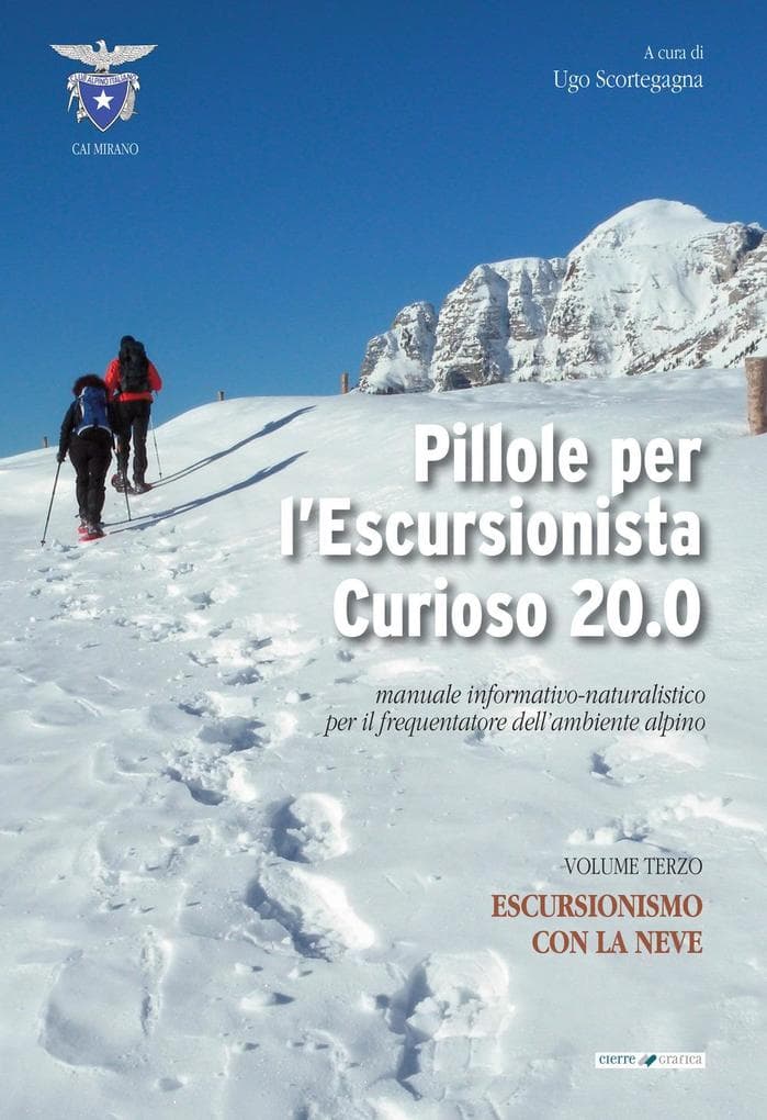Escursionismo con la neve