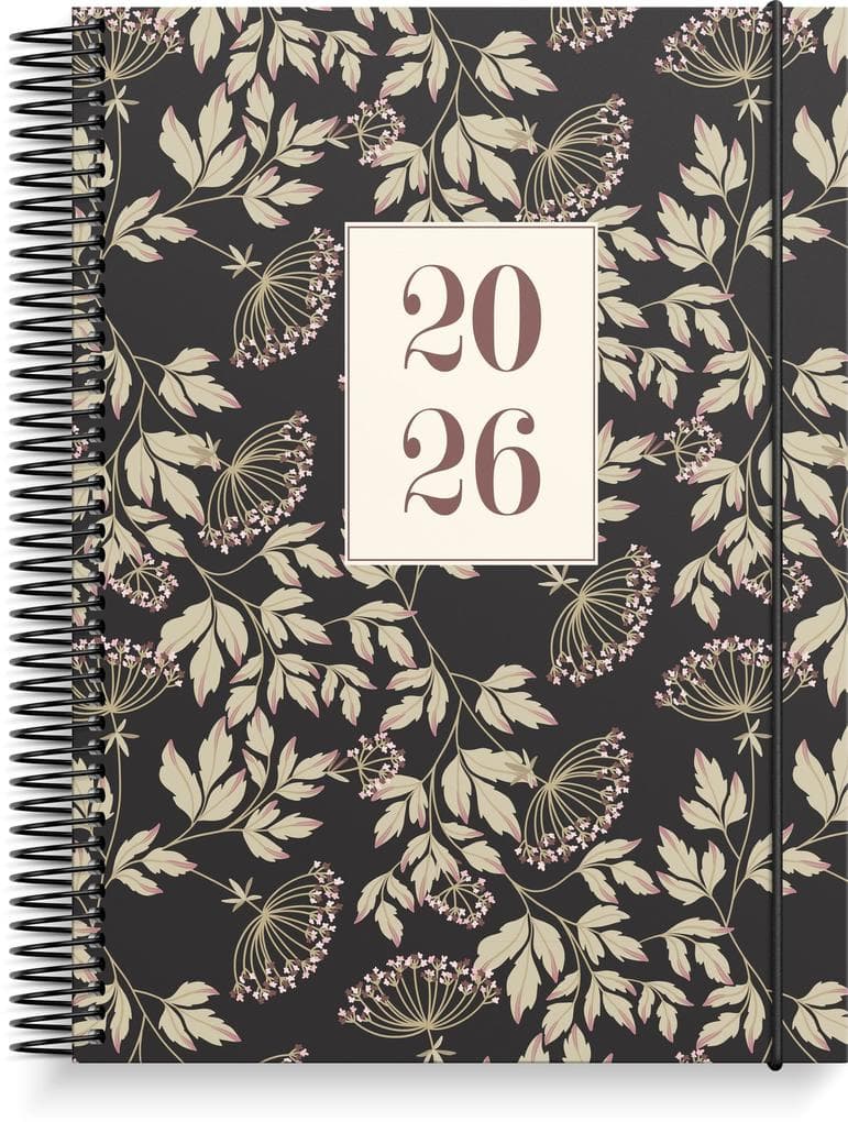 Burde Kalender Doodle Blumen 2026