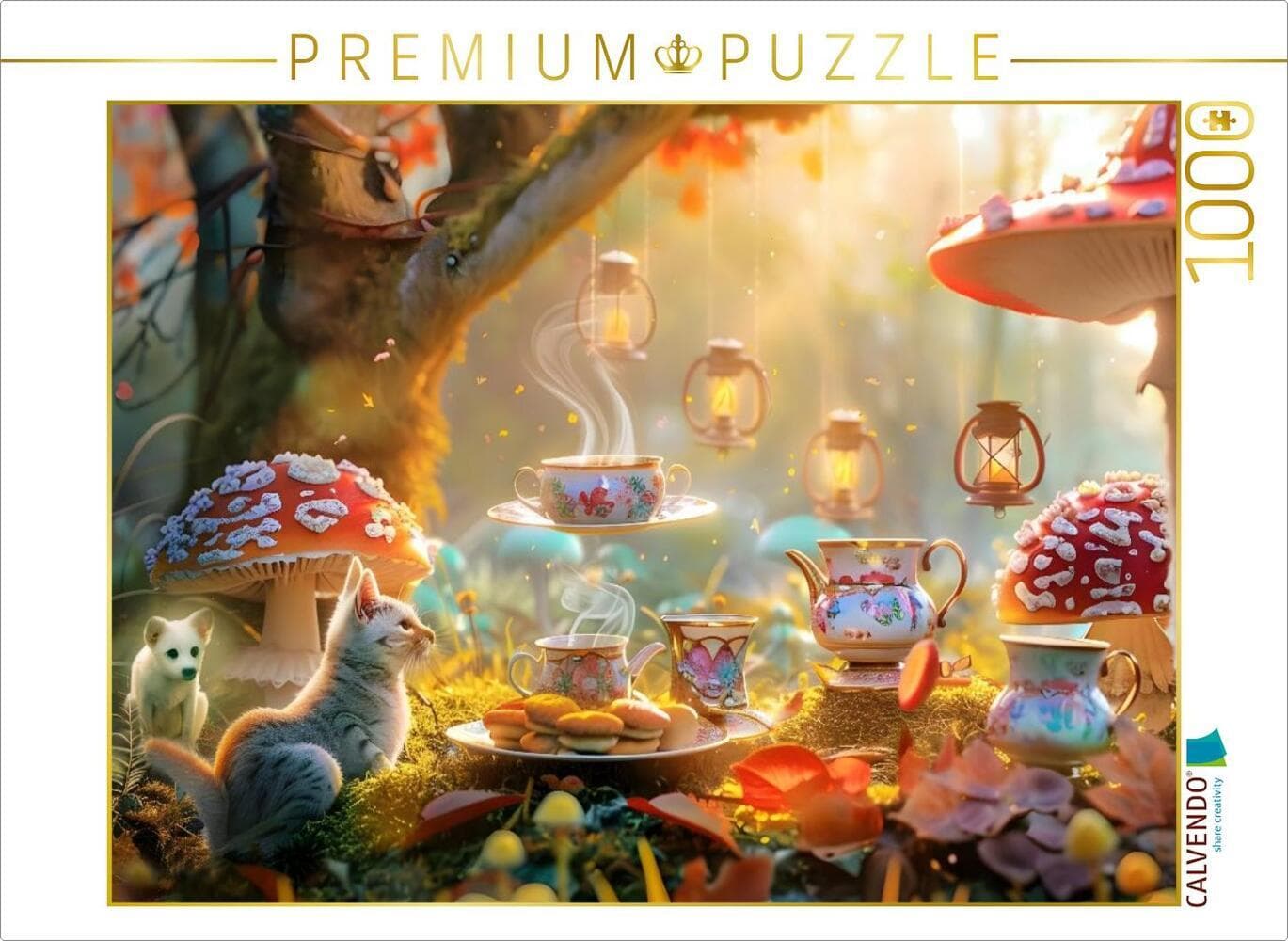 CALVENDO Puzzle Ein Motiv aus dem Kalender "Bücher, Liebe und ein kleiner Hund" | 1000 Teile Lege-Gr