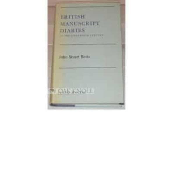 BRITISH MANUSCRIPT DIARIES