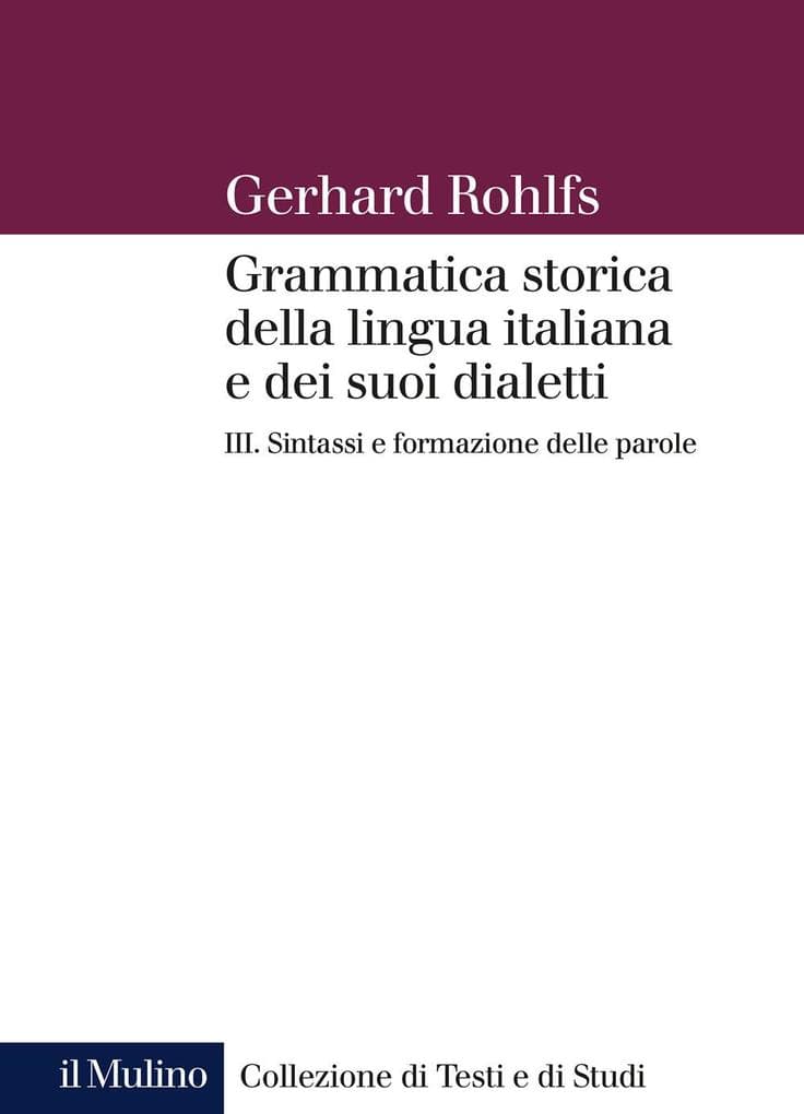 Sintassi e formazione delle parole