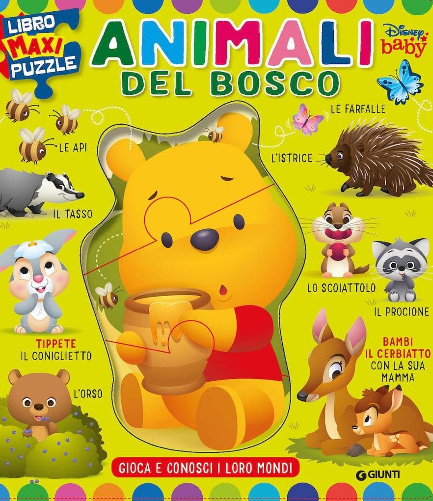 Animali del bosco. Libro maxi puzzle
