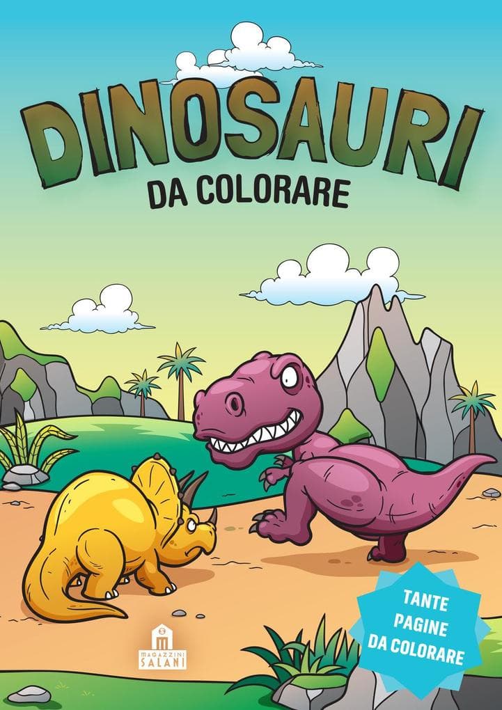 Dinosauri da colorare. Leggi, colora e divertiti!