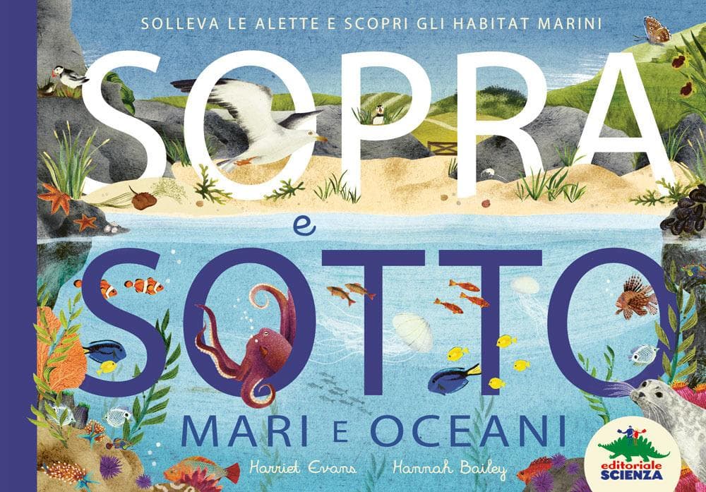 Sopra e sotto. Mari e oceani. Solleva le alette e scopri gli habitat marini