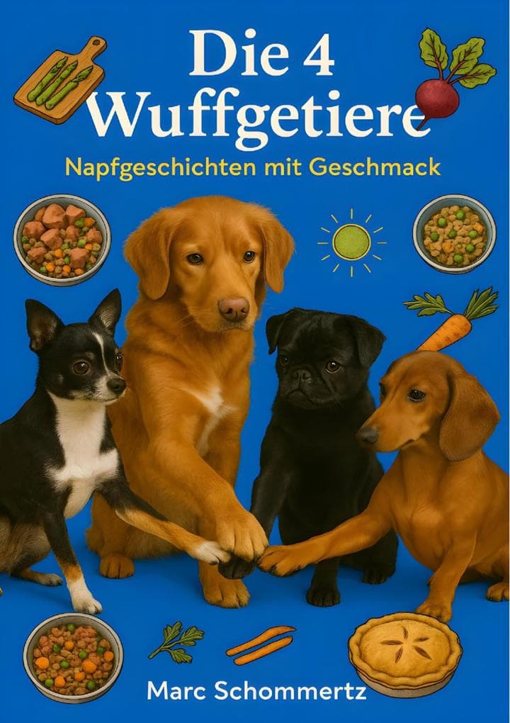 Die 4 Wuffgetiere - Napfgeschichten mit Geschmack