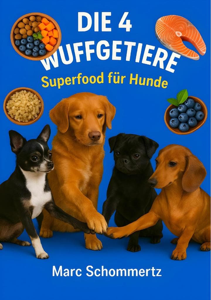 Die 4 Wuffgetiere - Superfood für Hunde