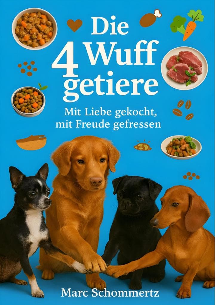 Die 4 Wuffgetiere - Mit Liebe gekocht, mit Freude gefressen