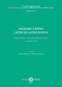 Migrare a Roma. Latini e altri popoli