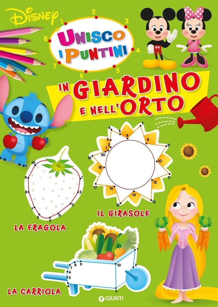 In giardino e nell'orto. Unisco i puntini