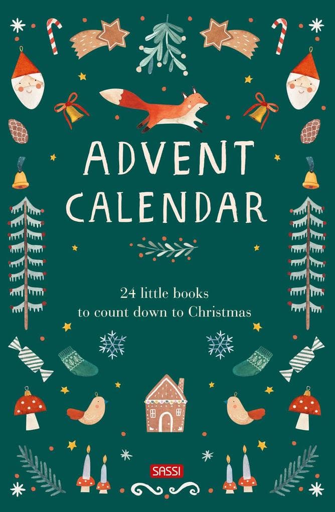 Advent calendar. 24 little books to count down to Christmas