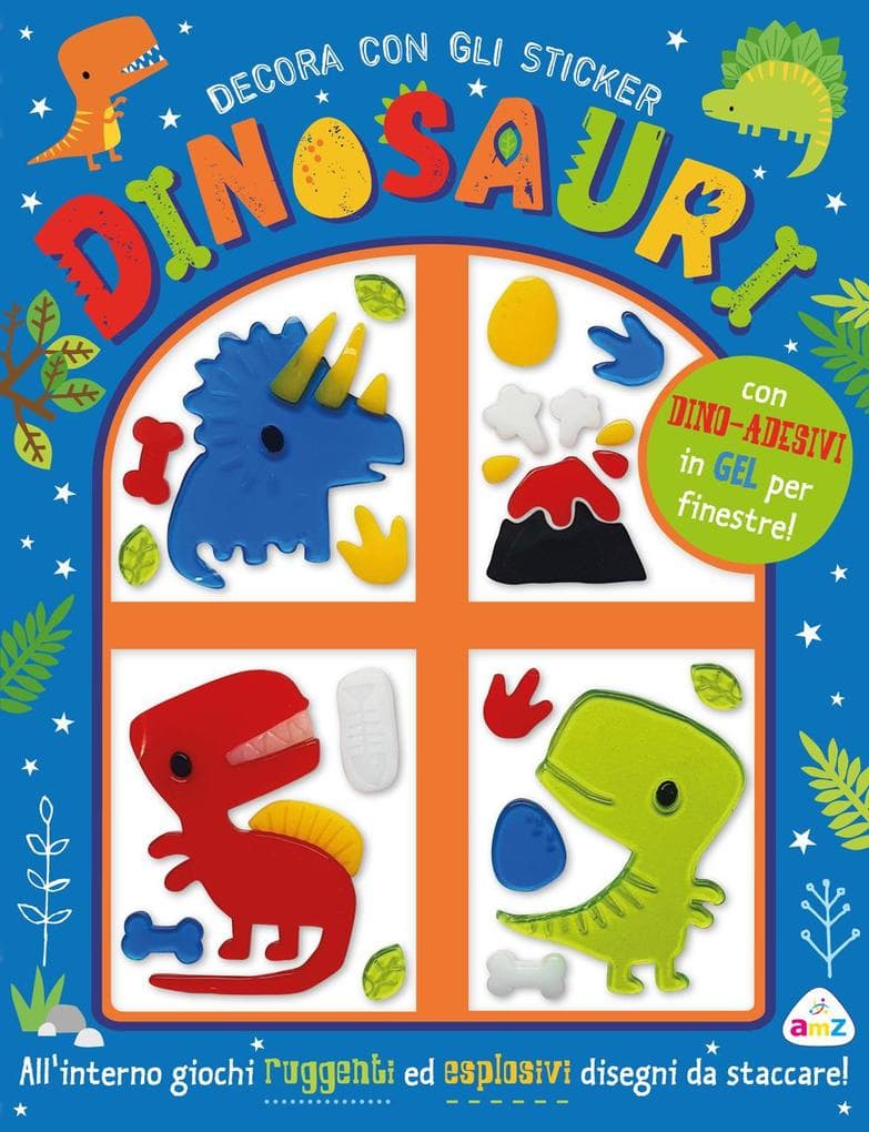 Dinosauri. Decora con gli sticker