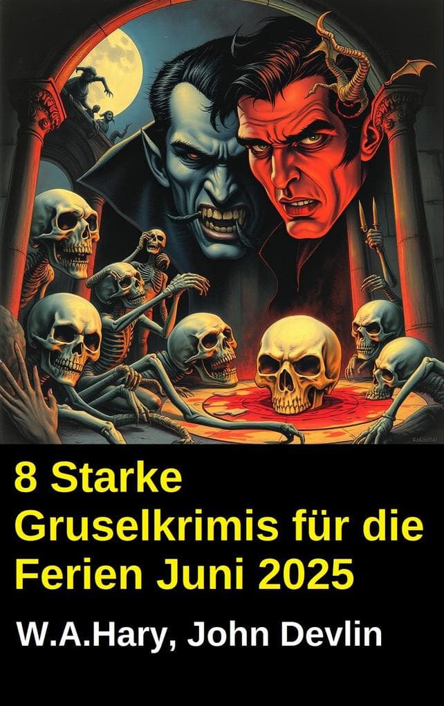 8 Starke Gruselkrimis für die Ferien Juni 2025