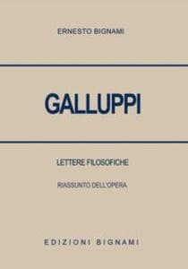 Galluppi. Lettere filosofiche. Riassunto dell'opera