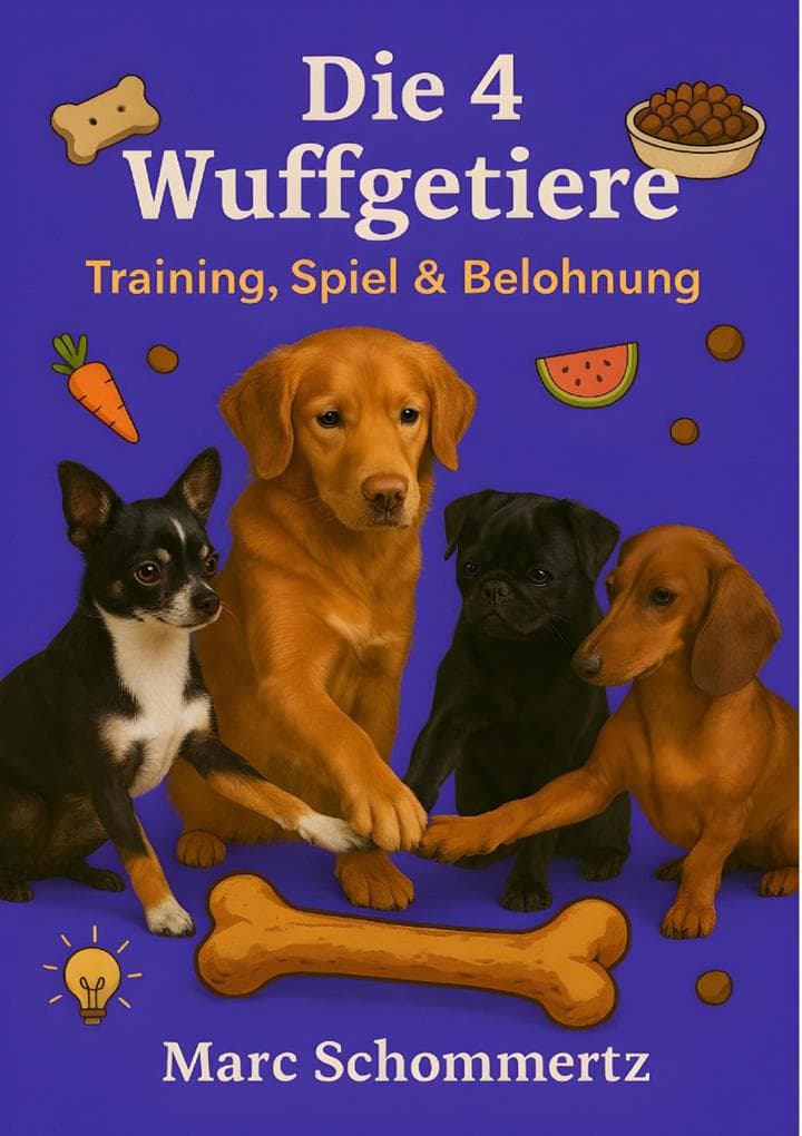 Die 4 Wuffgetiere - Training, Spiel & Belohnung