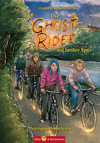 Die Ghost-Rider auf heißer Spur - Ein Thüringen-Kinderkrimi: Ein spannender Kinderkrimi über Geocaching und Fahrraddiebe in Thüringen für Kinder ab 8 Jahren