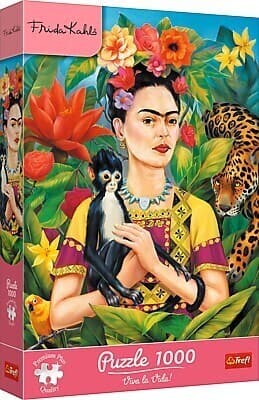 1000 - Trefl Premium Plus - Frida Kahlo: Porträt im Dschungel