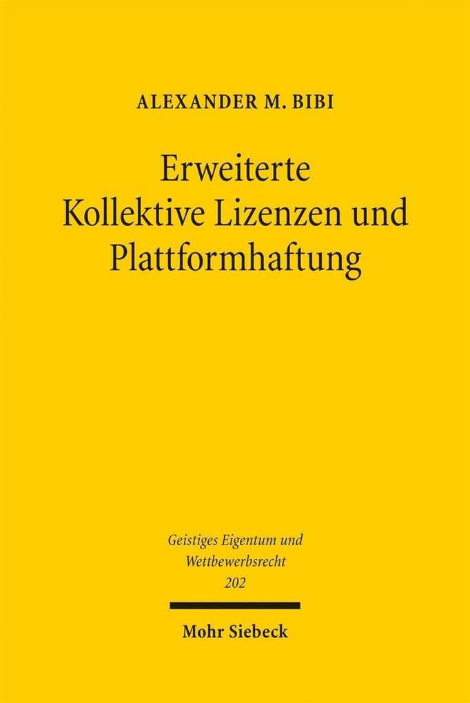 Erweiterte Kollektive Lizenzen und Plattformhaftung